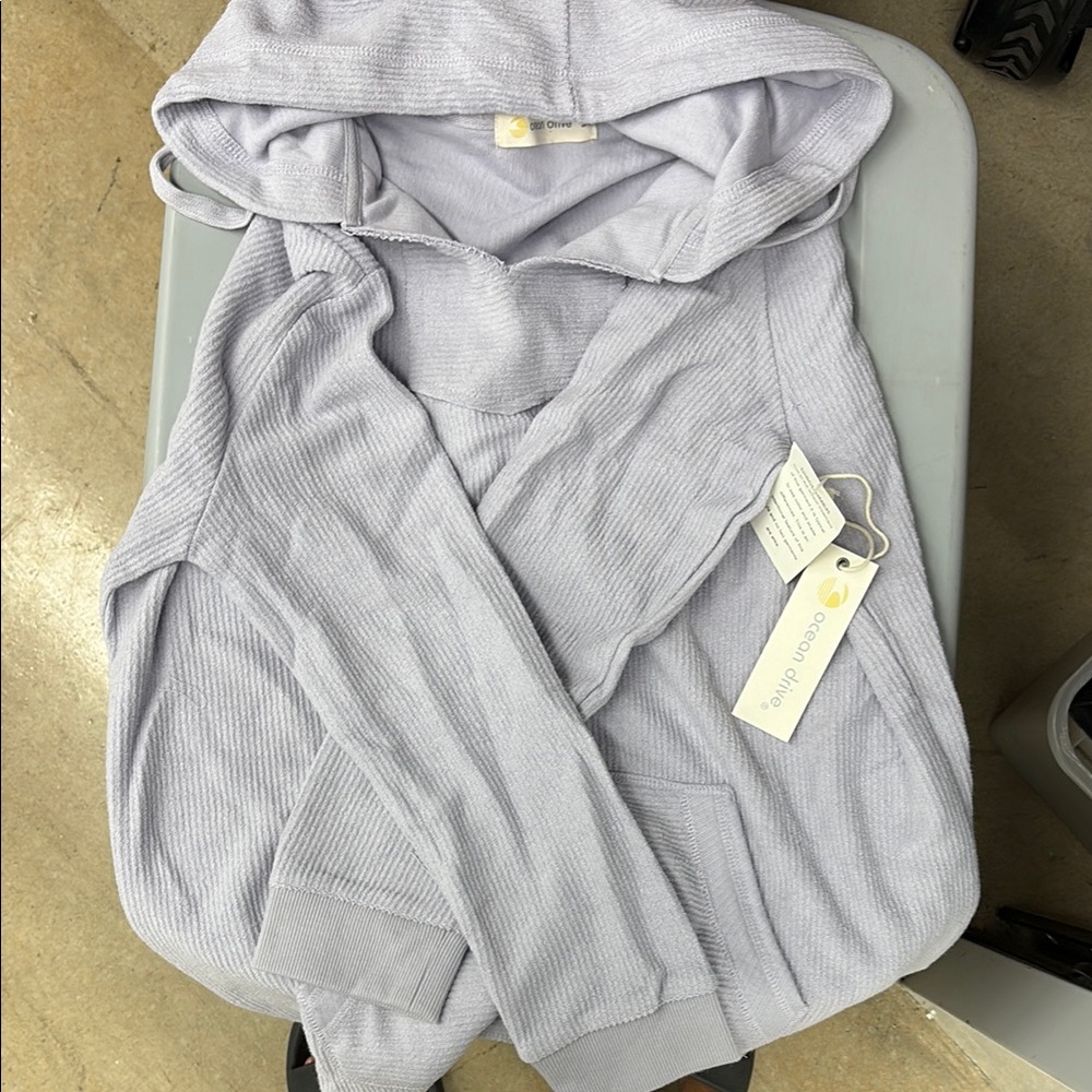 Purple Hooded Sweater